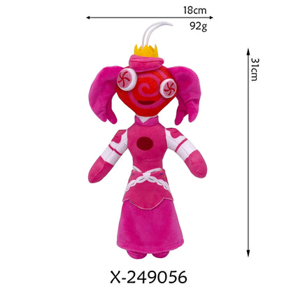New Styles The Amazing Digital Circus Pomni Jax Plush Toy Anime Cute Theater Rabbit Doll Cartoon Clown Christmas Kids Gifts