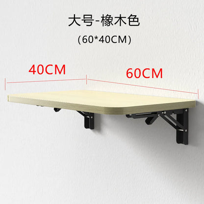 Wall Mounted Desk Folding Wooden Shelf Table for Small Apartment Space Saving Computer Desk Minimalist Wall Desk for Home Office
