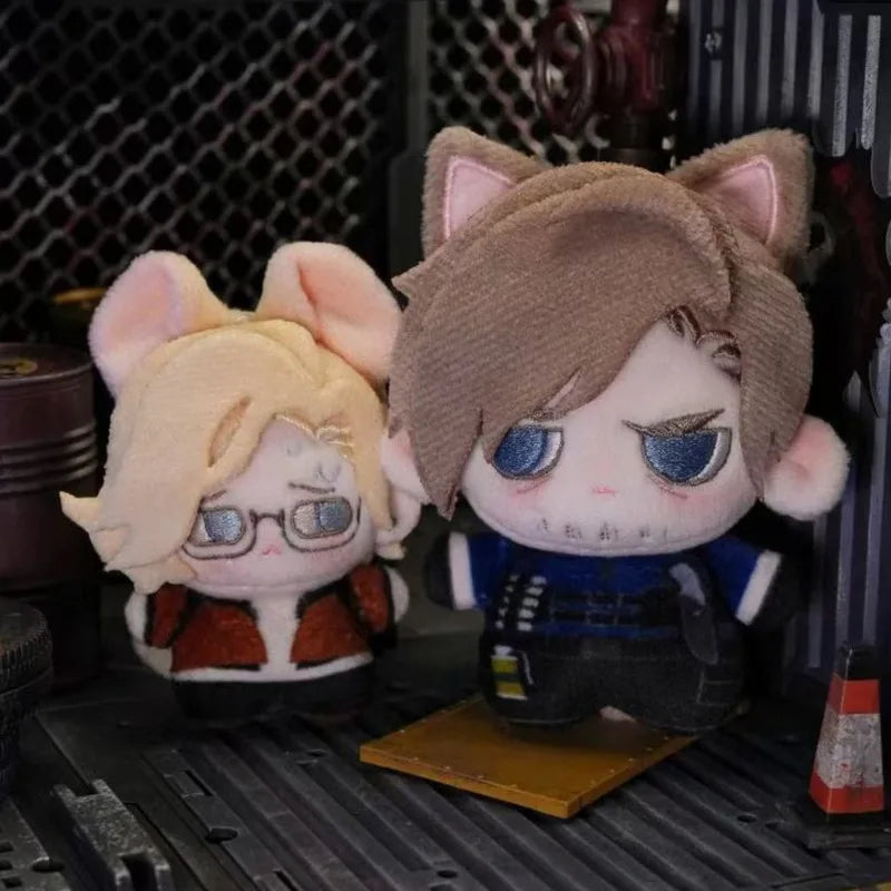 10cm Resident Evil Leon Plush Doll Kawaii Scott Kennedy Plushie Doll Toy Anime Game Peripherals Fans Pendants Keychain Gift