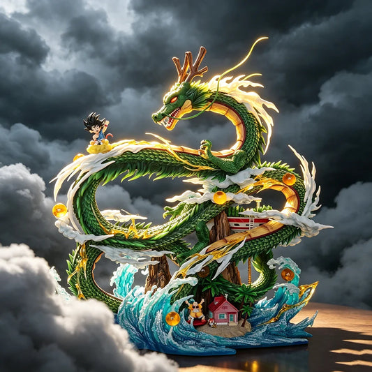 21cm/8.26in Anime Dragon Ball Z Figure Shenron Goku Action Figures Pvc Collection Model Toys for Gifts