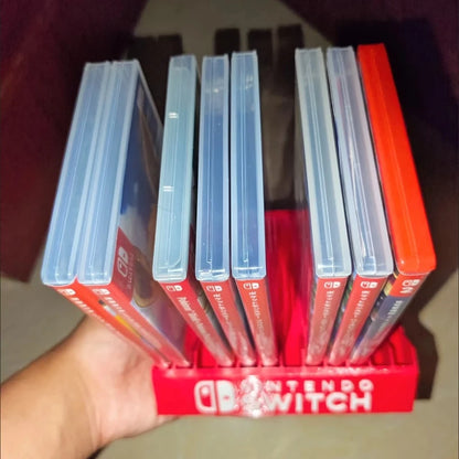 Hot For Switch Game Card Case Desktop Card Box Holder Game Disc Cassette Storage Bracket Storage Box Gifts 8 And 12 Compartments