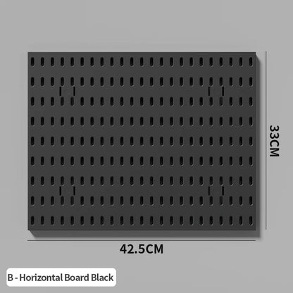 No-Drill Gaming Room Pegboard, Wall Organizer for Controller, Headphone & Keyboard Stand, Multi-Functional Display Storage Rack