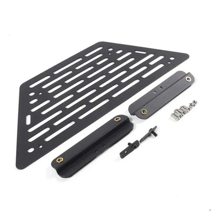 For Mazda MX-5 2016-2023 Black Aluminum Alloy Trunk Bag Rack Tail Box Storage Board Car Modification Accessories