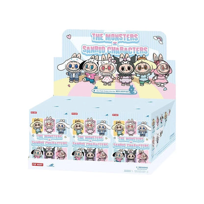 POP MART LABUBU THE MONSTERS SANRIO CHARACTERS Series Vinyl Plush Genuine Blind Box Mystery Box Guess Bag Toys Cute Anime Figure