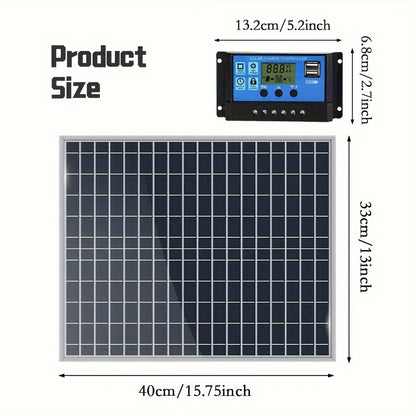 All-in-One 1000W Solar Charger Kit – 12V Portable Power Bank with 100A Regulator for Home, Caravan & Outdoor Adventures