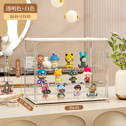 Acrylic Showcase Clear Display Stand For Collectible Figures And Blind Box Toys