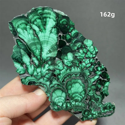 5A+ Natural Malachite Mineral Raw Stone Slice Home Office Feng Shui Decoration Therapy Spiritual Meditation Gem