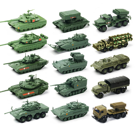 1/72 Military Army BM-21 Vehicle TOS-1 T-14 T62 T90 Tank Assembly Puzzle Model Infantry Fighting Vehicle Truck Toys