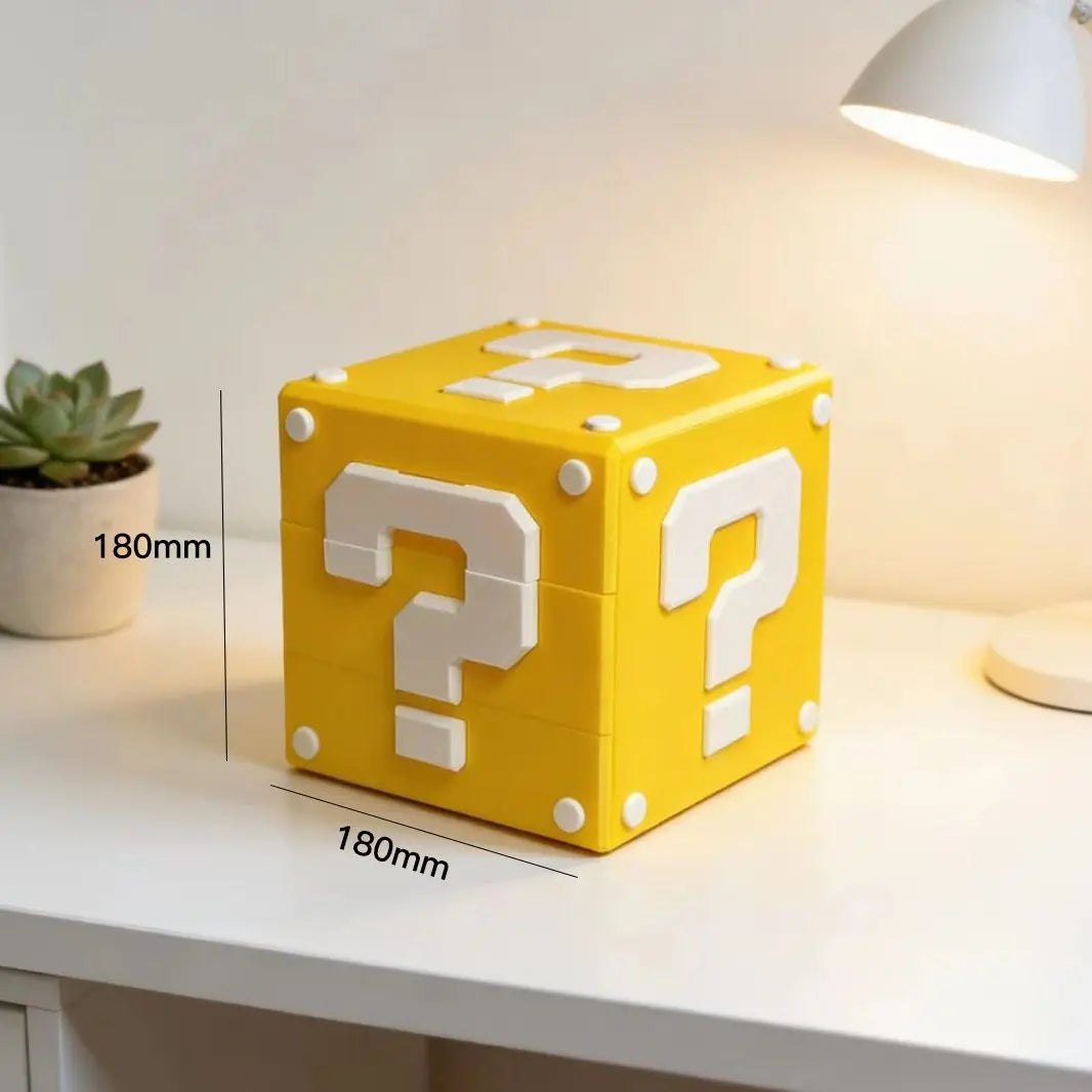 In Stock Question Mark Block 3d Printed Storage Box 3-layer Drawer Ornament Simple And Stylish Storage Organizer Xmas Gifts