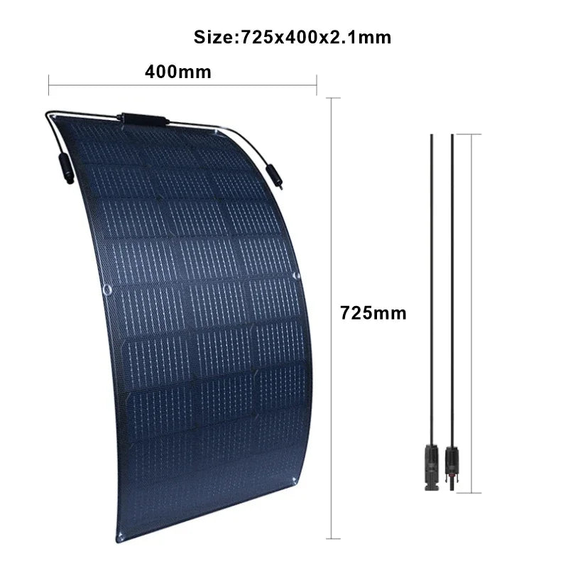 1000W Solar Panel KitsSolar Portable Power Bank 1000W  High Efficiency Flexible Charging Outdoor Solar Cells Camping Christmas