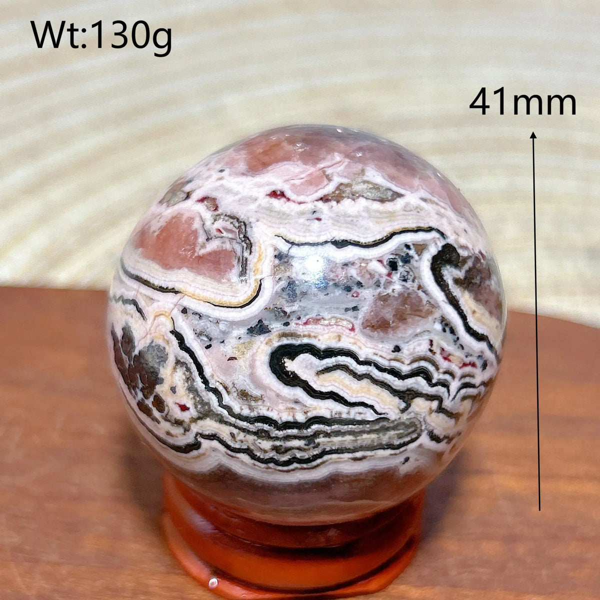 High Quality Natural Crystals Argentina Rhodochrosite Druzy Sphere Healing Gemstones Home Decorations Room Decor Jewelry Gift