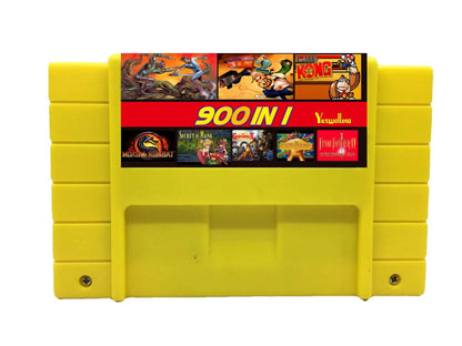 SUMMER FLASH SNES 900 in 1 Pro Game Cartrige for SNES NTSC Edition 16 Bit Video Game Console Cartridge