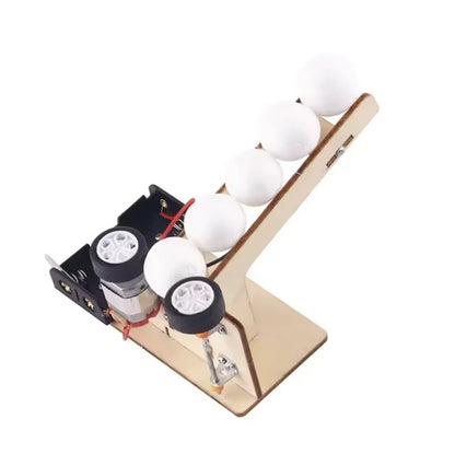 Electric Ball Pitching Machine Kits Kids DIY Science Toys Children Educational Technology Project Model Toys For Gift