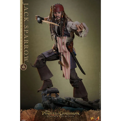 Original Hot Toys DX37 DX38 Captain Jack Sparrow Pirates of The Caribbean (Deluxe Ver.) 1/6th scale In Stock Action Figures Toys