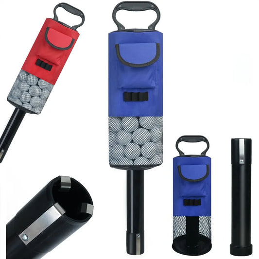 Portable Outdoor Golf Ball Pick Up Collector Lightweight Shag Bag for Golf Accessory Storage During Group Games
