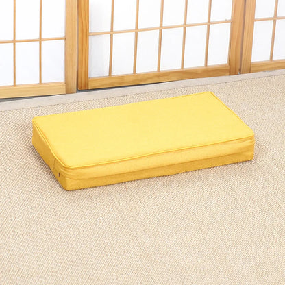 Thickened Linen Meditation Cushion Zafu Removable Washable Cover Home Yoga Buddhist Prayer Cloth Floor Sitting Mat