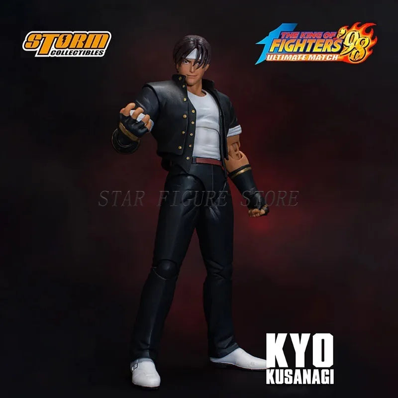 19cm The King of Fighters Kyo Kusanagi Action Figure Storm Toys KOF '98UM Iori Yagami Figurine PVC Model Movable Figures Gifts