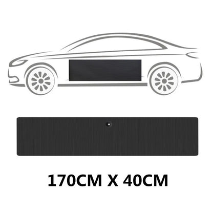 Black Car Door Protector Adhesive-Free/Magnetic Body Side Edge Guard Decorative Anti-scratch Protection Pad Stickers Multi Size