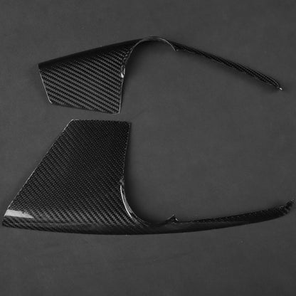 For Nissan GTR GT-R R35 2008-2016 Real Carbon Fiber Instrument Central Control Both Side Trim Cover Car Accessories Modification