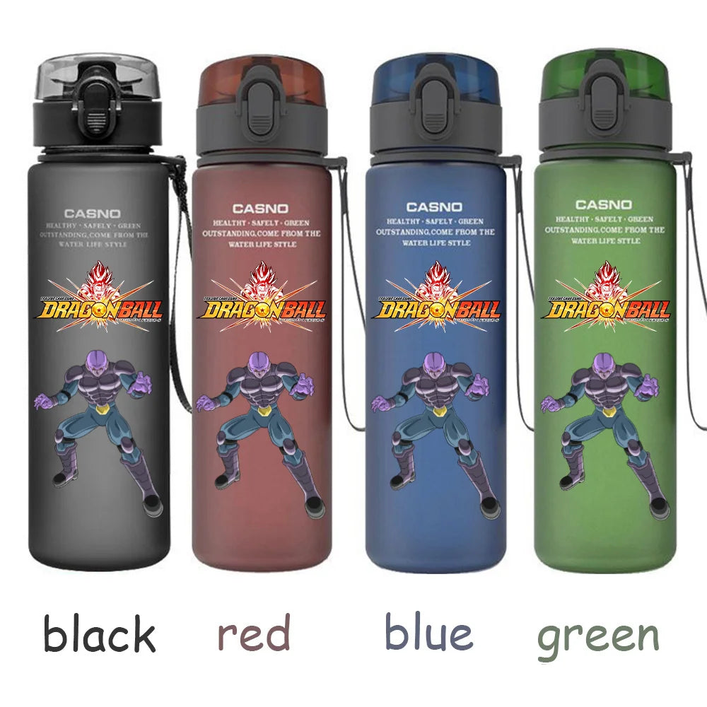 560ML Dragon Ball Water Cup Children Portable Plastic Goku Vegeta Bulma Cartoon Outdoor Large Capacity Sport Water Bottle Gift