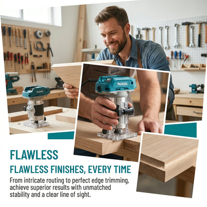 Makita DRT50 Cordless Trimmer Rechargeable Trimming Machine Brushless Slotting Tool Milling Woodwork Engraving Machine