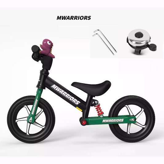 Solid PU Wheel Kids Balance Bike High Carbon Steel Frame No Pedal Baby Balance Bike Toddler Kick Bike