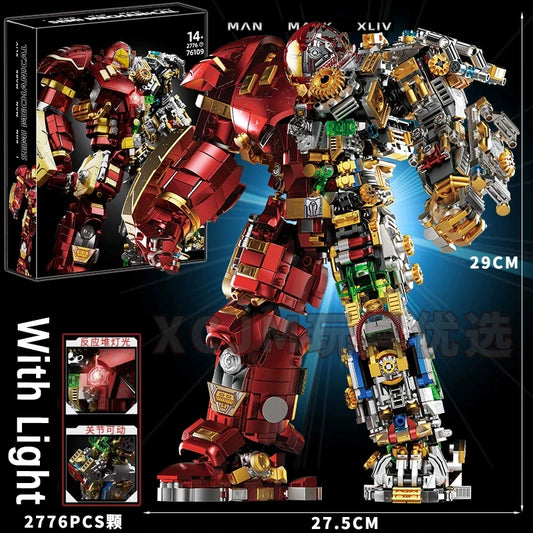 Variety Iron Heroes Blocks Action Figures Mark Building Sets Buster Mech DIY Brick Collectible Toys for Boys Adult Kids Gifts