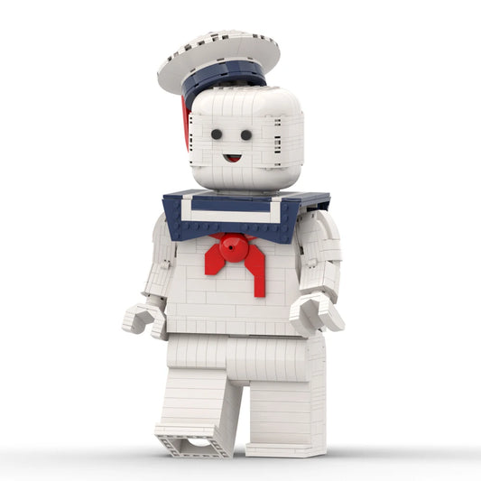 MOC Movie Series Ghostbustered Stay Puft Marshmallow Building Blocks Set For Ghost Hunting Team Man Bricks Toy Children Kid Gift