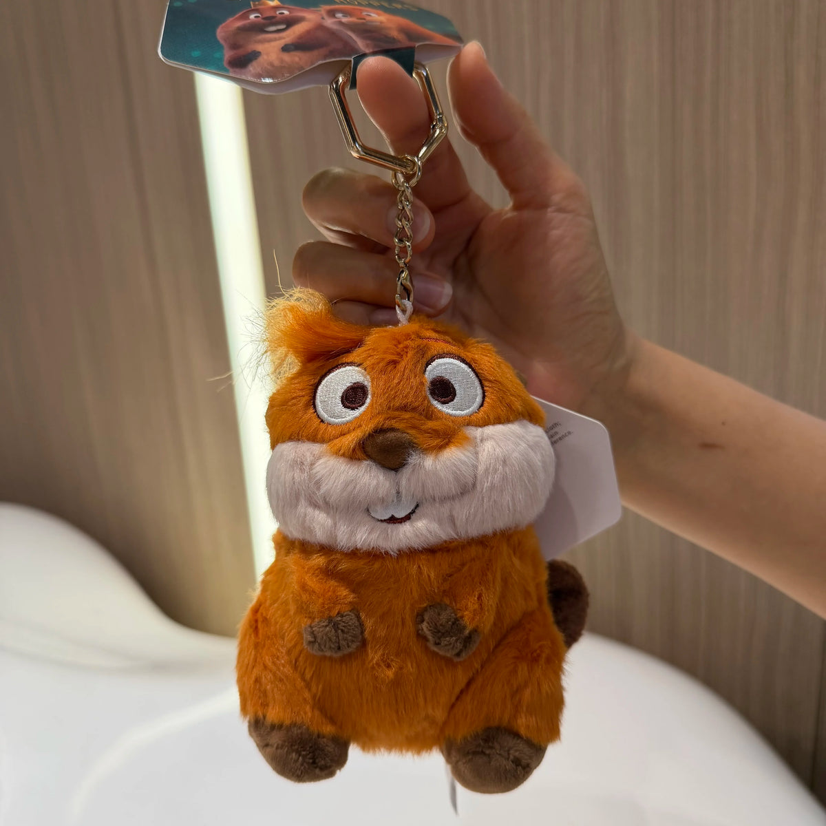 100% Genuine Disney 12cm Pixar Hoppers Mabel George King 25CM Plush Toy Hot Cartoon Surrounding Children's Gifts Stuffed Doll