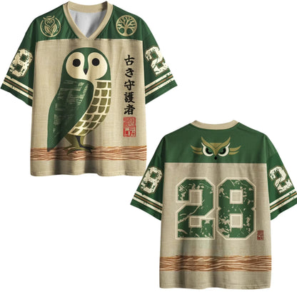 Japanese Style New Harajuku Style Animal Digital V-neck Jersey Y2k Adult Breathable Quick Drying Sports T-shirt Unisex Tops Tee