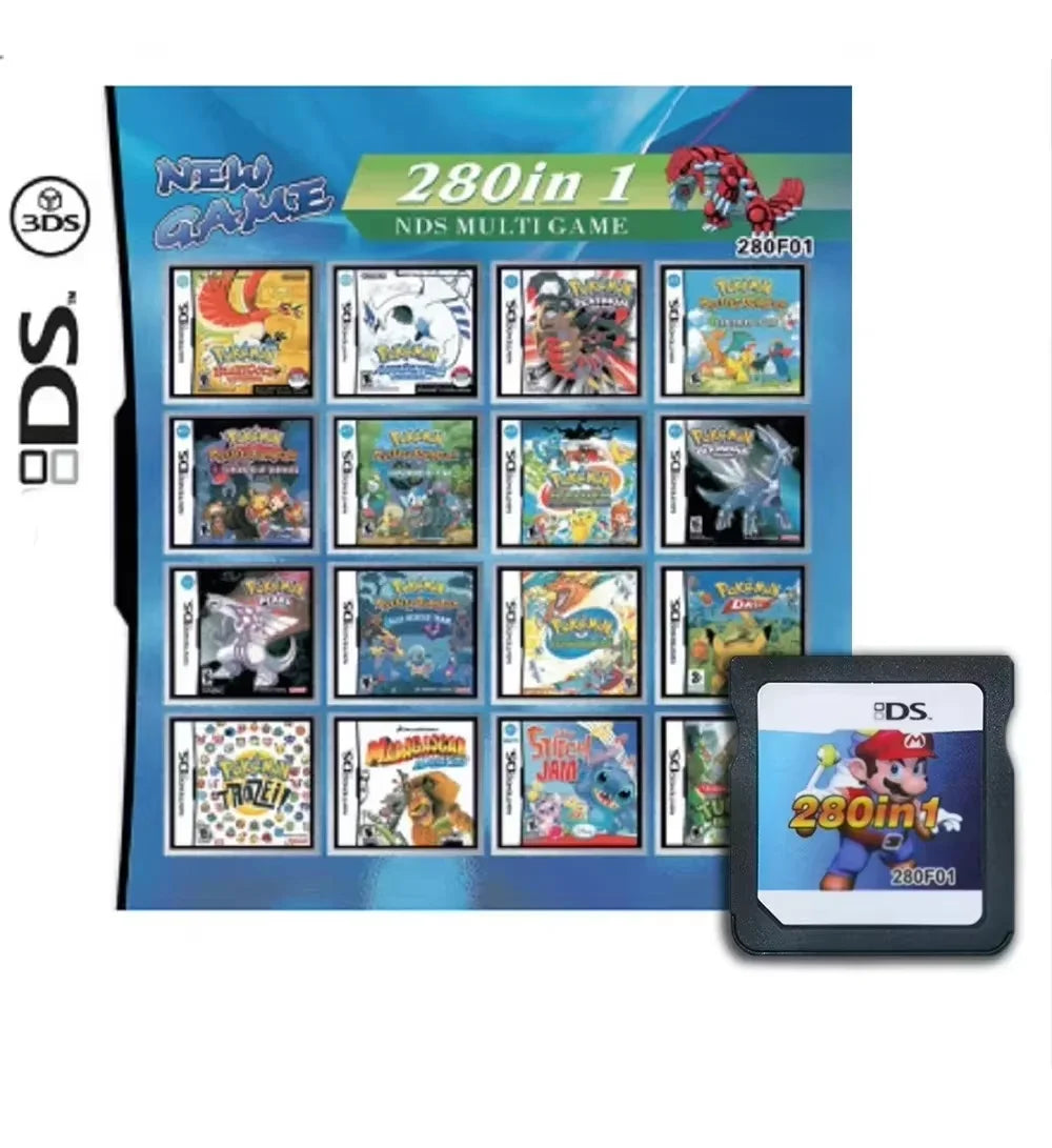 4300 500 520 482 In 1 NDS Multi Game Card Retro Game Cartridge With Box For DS Lite DSi 3DS Game Collection