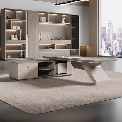 Unusual Executive Office Desk Creativity Drawers European Boss Computer Desks High End Designer Escritorio Oficina Furniture