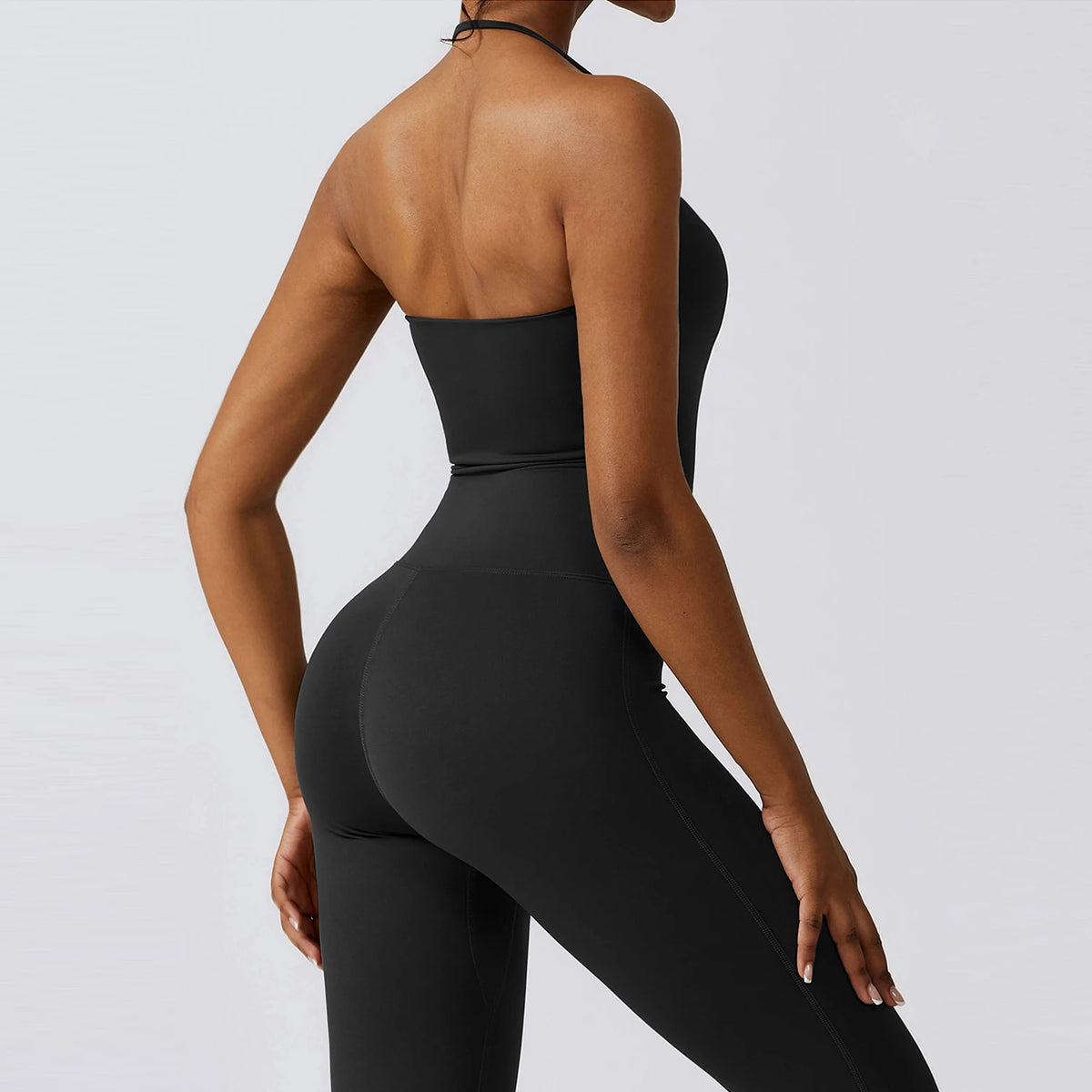 Summer Sleeveless Yoga Suit Gym Set Women Training Sportswear Fitness  Sports Jumpsuit Women Push up Workout Bodysuits Female