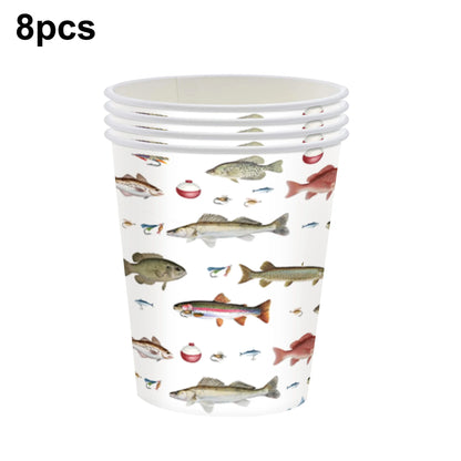 Fish Balloons Realistic Balloons Fishing Birthday Party Decor Cute Inflatable Fish Balloons for Fishing Theme Party Decorations