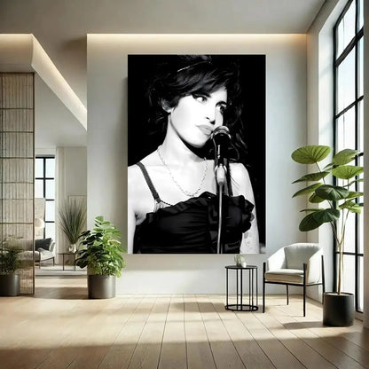 Singer Amy Winehouse Poster Classic poster and wall art prints are suitable for living rooms, bedrooms,and home