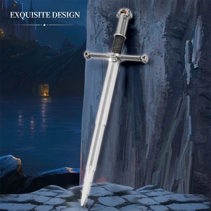 Creative Famous Samurai Sword Model Building Blocks Lord of Rings Bricks Assembly Toys Kid Christmas Gifts for Boys