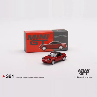 1:64 Mazda MX-5 convertible Miata NA 288 alloy die-cast miniature model,  adult decorative items, new in stock