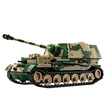 World War Army Military Soldiers SWAT Leopard 2A7 Main Battle Tank Assemble Building Blocks City Construction Bricks Toys Gift