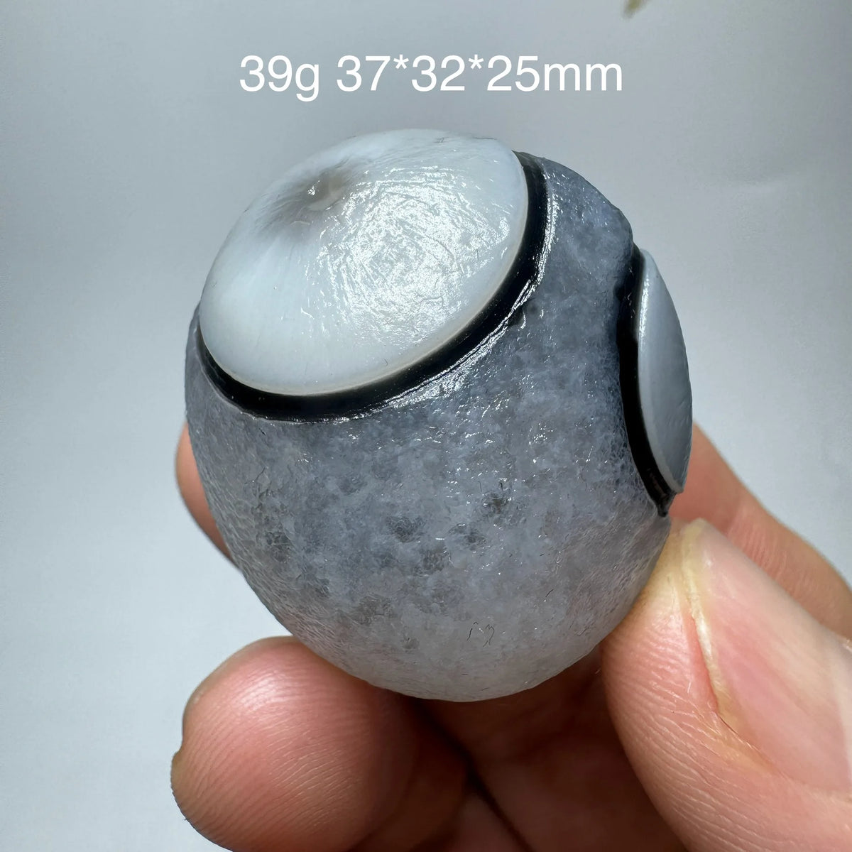 Natural Sardonyx Black Agate Alxa Gobi Eye Rock Mineral Specimen Energy Crystal Chakra Reiki Healing Stone Garden Decor DD1-8
