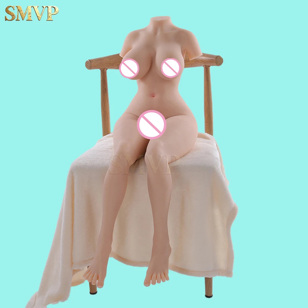 SMVP - High Quality Sex Doll 12KG Men's Masturbator, High Quality Half Body Doll 3D Vaginal Anal Adult Sex Toy 18+Sex Store