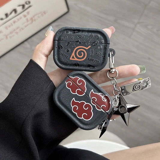 Japan Anime N-NARUTOS  Itachi Obito Pain Earphone Case For Airpods 5 4 2 3 Pro 3 2  Wireless Bluetooth Headset Protective Cover