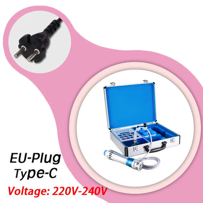 Professional Pneumatic Shockwave Therapy Machine Radial ESWT Sport Recovery Joint Pain Relief Portable Case Physiotherapy Device