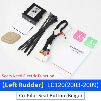Co-Pilot Seat Button Module for Toyota Land Cruiser Prado 120 LC120 Fj120 2003-2009 2008 Tuning Interior Decoration Accessories