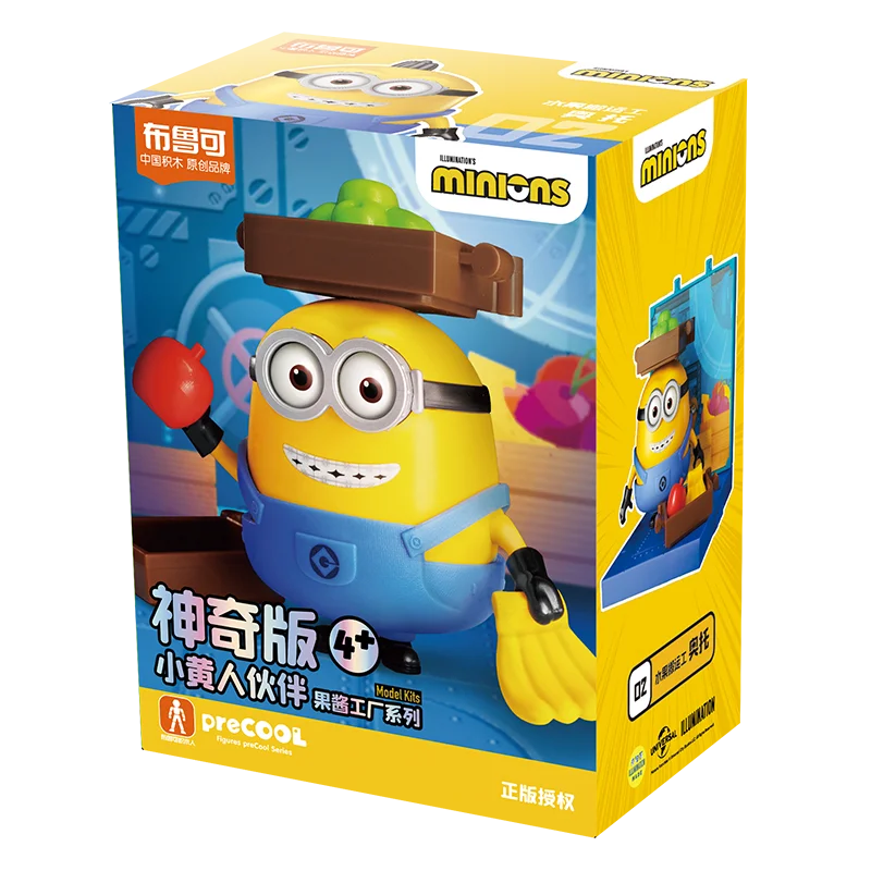 Genuine Minions Building Block Figures Magic Edition Jam Factory And Celebration Party Series Collectible Toy Desktop Ornament