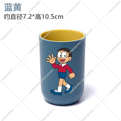 new Doraemons Home Water Cups Cartoon Anime Mouthwash Cup Fashion Large Capacity Toothbrush Cups Breakfast Cup school office Mug