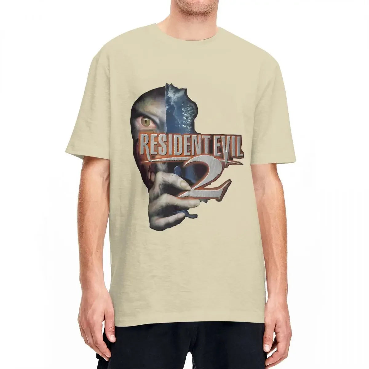 RESIDENTs EVILs 2 T-Shirt Man Classic Poster Streetwear 100% Cotton T Shirts Summer Breathable Harajuku Tee Shirt Oversize Tops