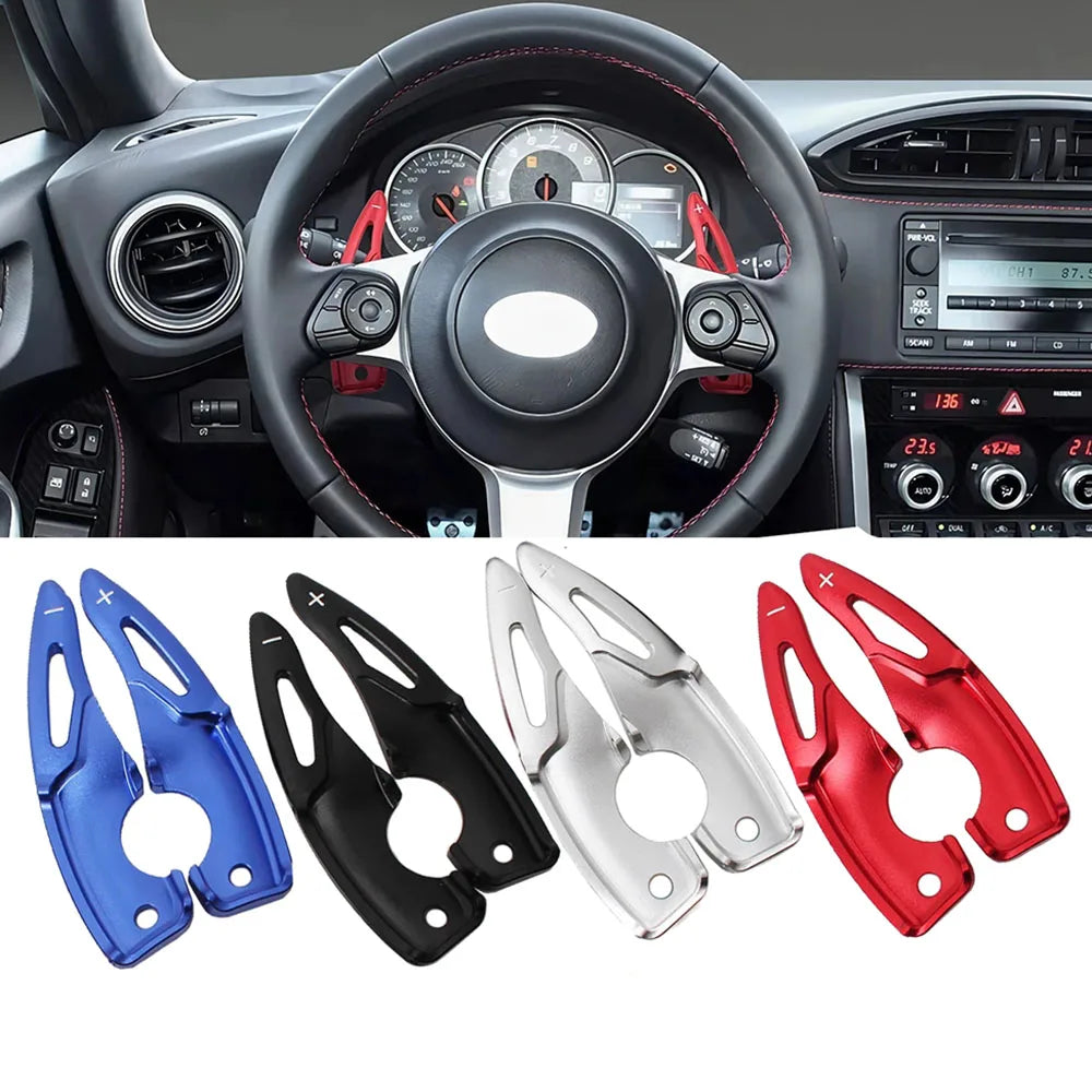 Aluminum Paddle Shifter Extension Kit For Subaru 2017-2021 Toyota GT86 Car Shift Paddle Extended Trim Cover