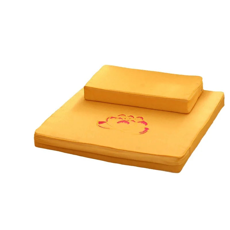 Thickened Linen Meditation Cushion Zafu Removable Washable Cover Home Yoga Buddhist Prayer Cloth Floor Sitting Mat