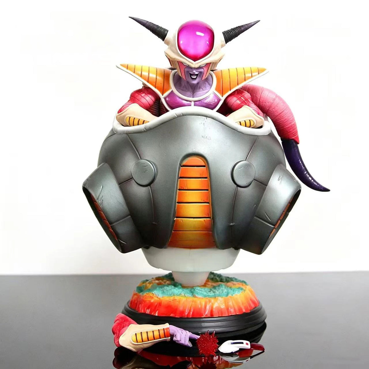 YS Statue Dragon Ball Z Freezer Figure Frieza Pod Pvc Action Figures 25cm/9.84inch Collection Model Toys Gifts