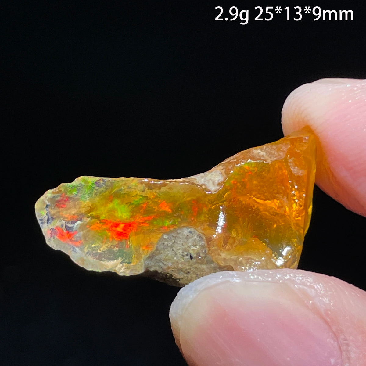 Natural Rare Colorful Ethiopia Opal (Need In Water) Gem Mineral Healing Quartz Crystals Gemstone Shooting Under Lighting